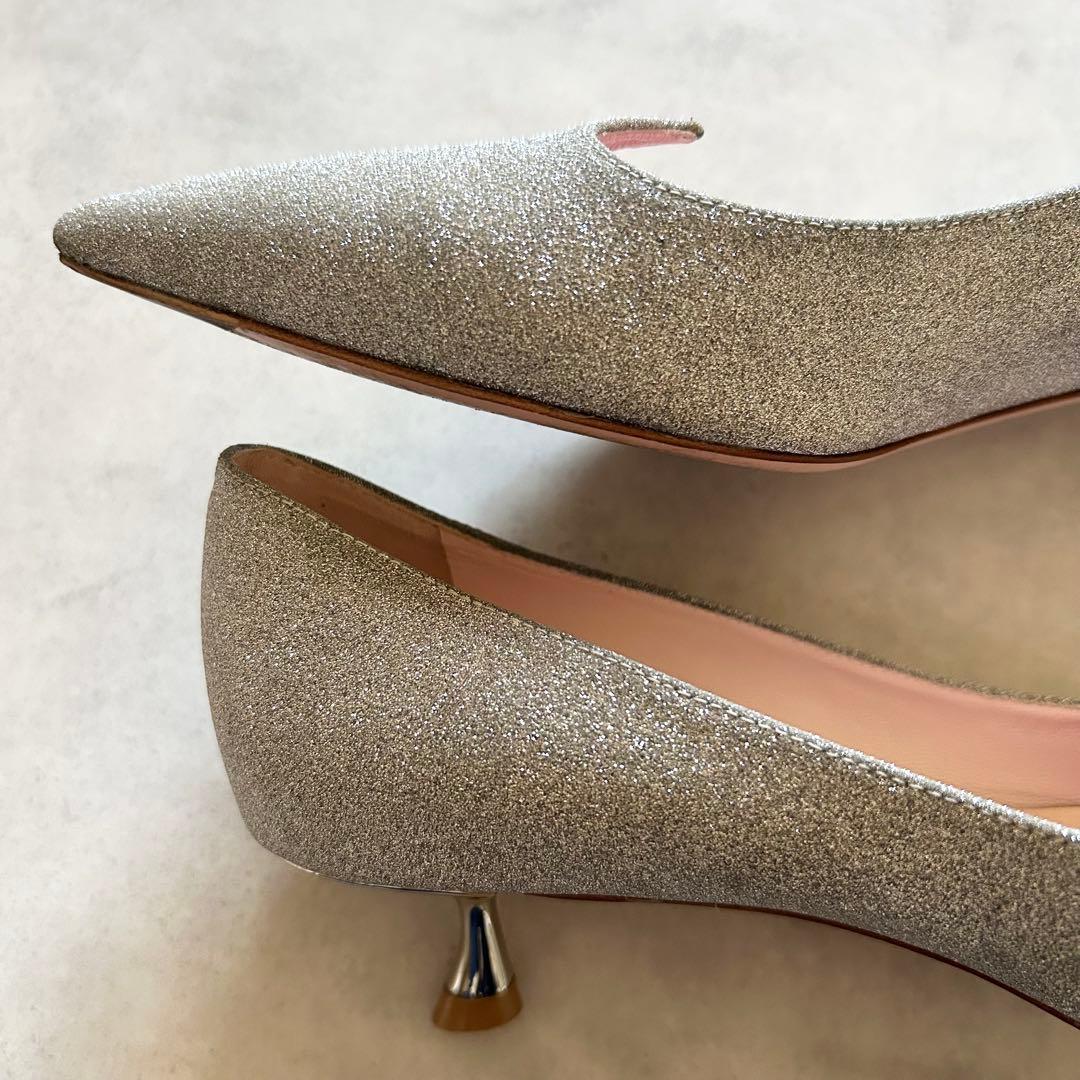 ロジェヴィヴィエ銀 35 1/2 23cm アイラブヴィヴィエ グリッターハート