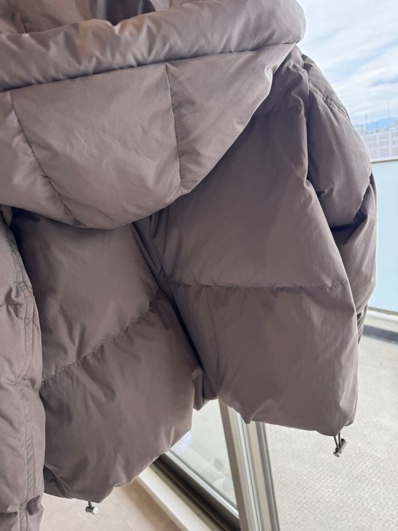 FRAY I.D フード付きダウンコート　ショート丈 0 モカ