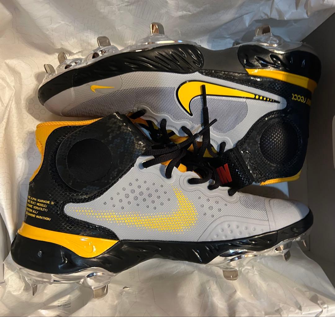 新品未使用Nike Alpha Huarache 3 スパイク オーダーメイド