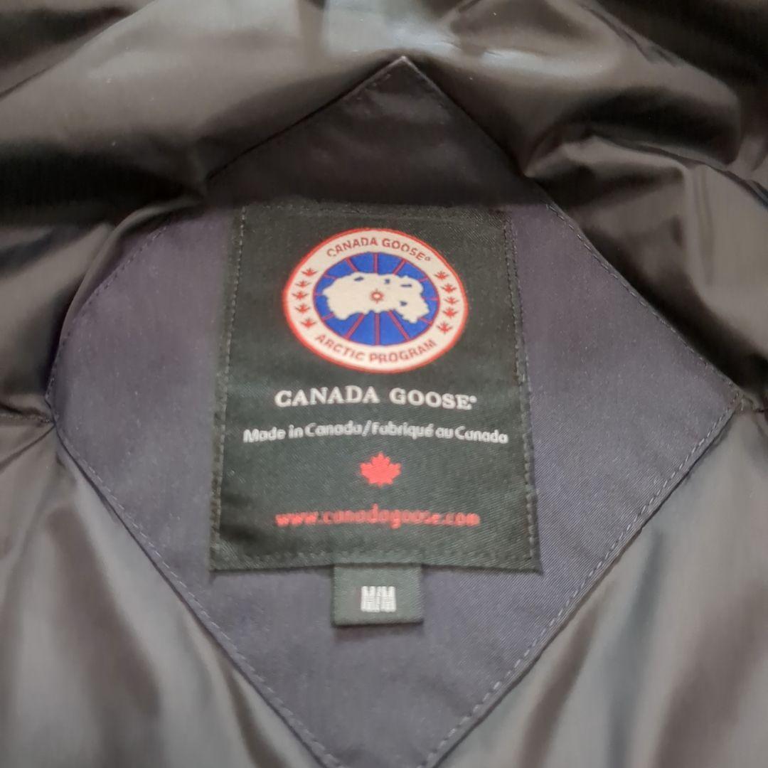 美品 カナダグース シャーロット コヨーテファー 希少 Mサイズ ネイビー