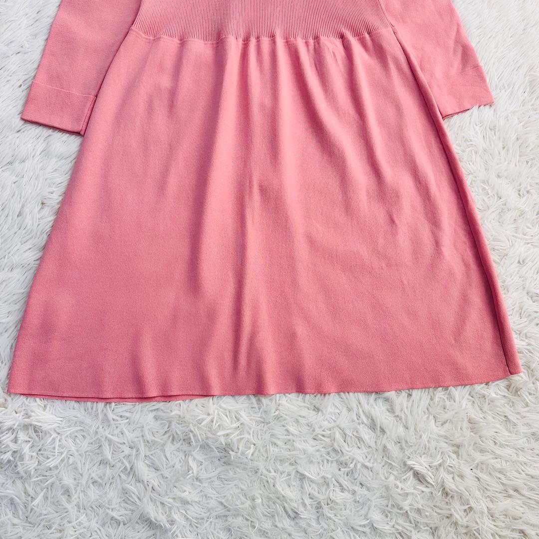 新品 22AW スーパービューティー Aライン ワンピース カーディガン パール