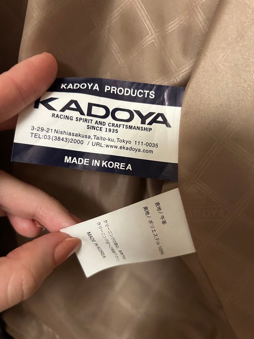 美品⭐︎KADOYA ブラック レザージャケット シングルライダース