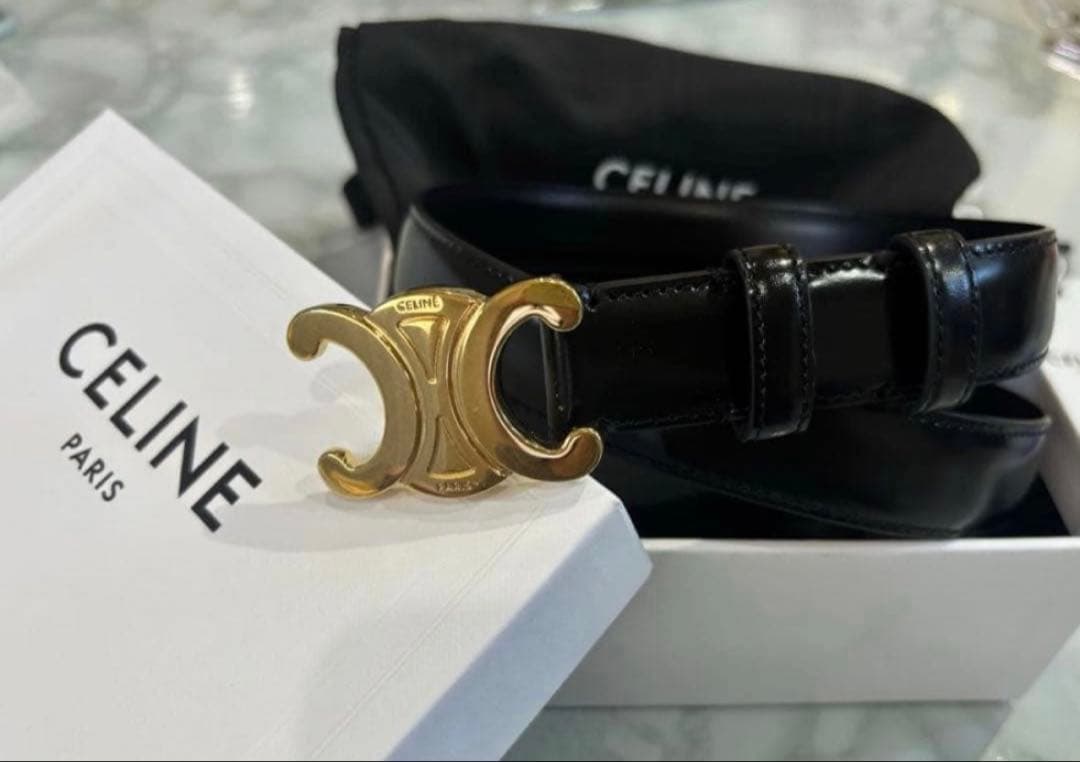 【即日配送】セリーヌ トリオンフ ベルト ミディアム
