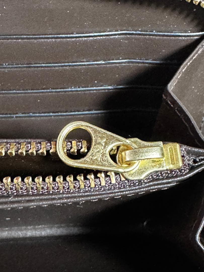 ウォレットコムデギャルソン ロングクラシックウォレット 長財布 茶色 新品 本物