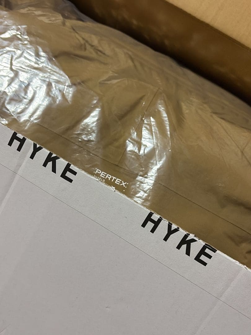 hyke PERTEX PUFF PARKA COYOTE BROWN サイズ1
