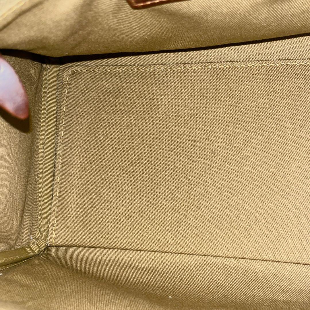 美品　オールド　ポロラルフローレン　ミニボストン　ハンドバッグ　チェック柄　緑