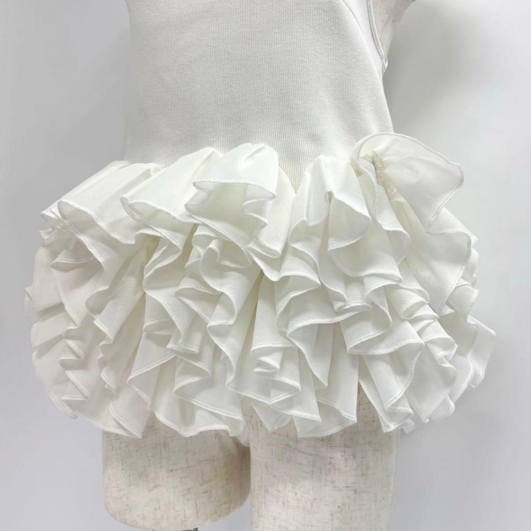 美品MaisondeDolce　blossom cami　キャミソールFホワイト