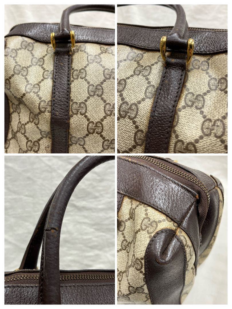 GUCCI PVC ハンドバッグ ヴィンテージ　オールドグッチ ボストン