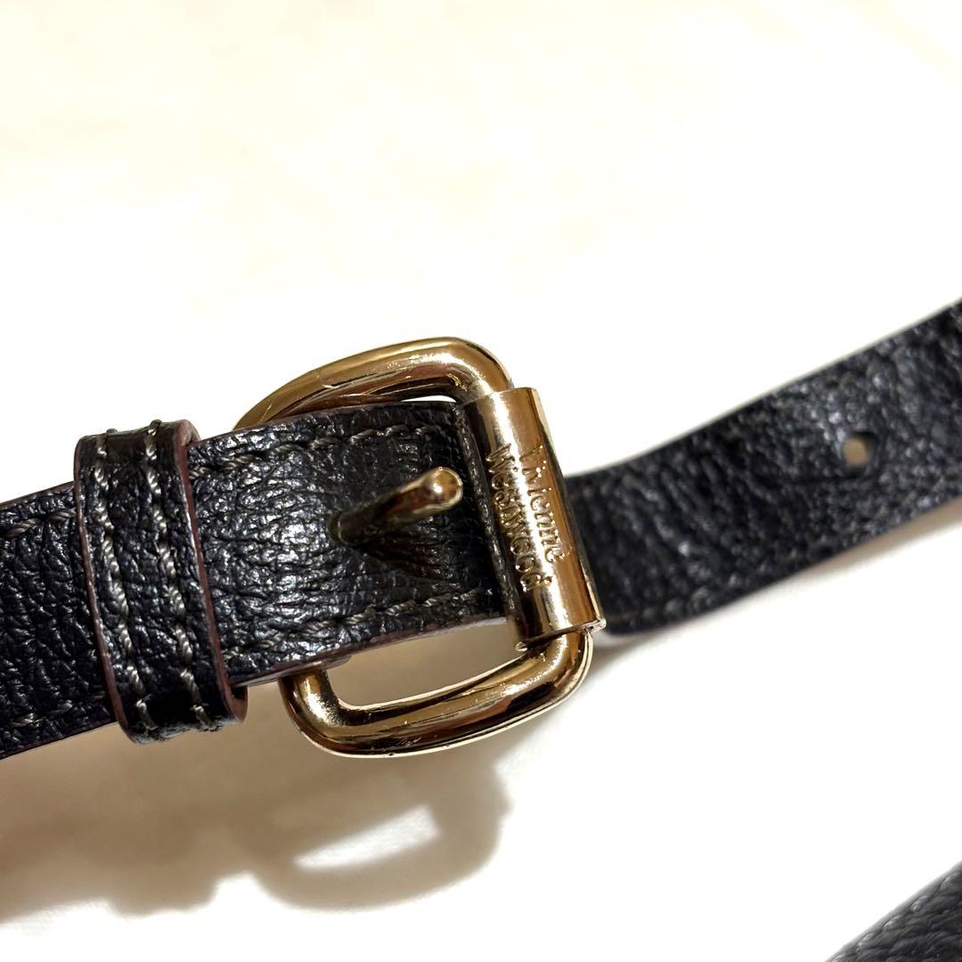 【美品】ヴィヴィアンウエストウッド ミニリュック EXECUTIVE レザー 黒