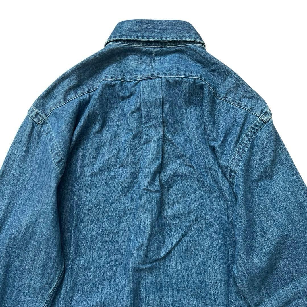 ポロラルフローレン　クラシックフィット シャンブレーシャツ　22年製　M