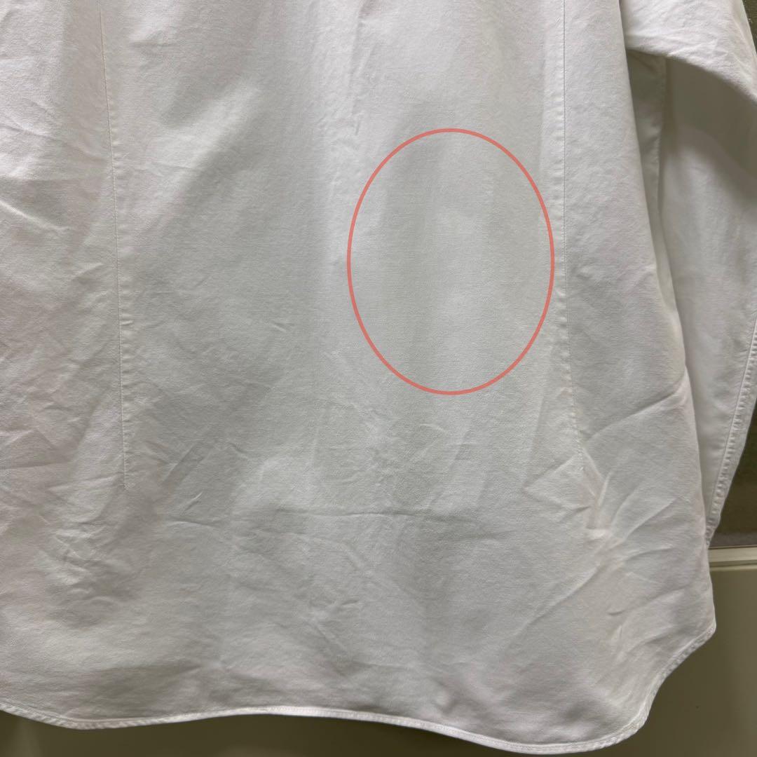 Nigel Cabourn ブリティッシュオフィサーズシャツ 52 ホワイト 白