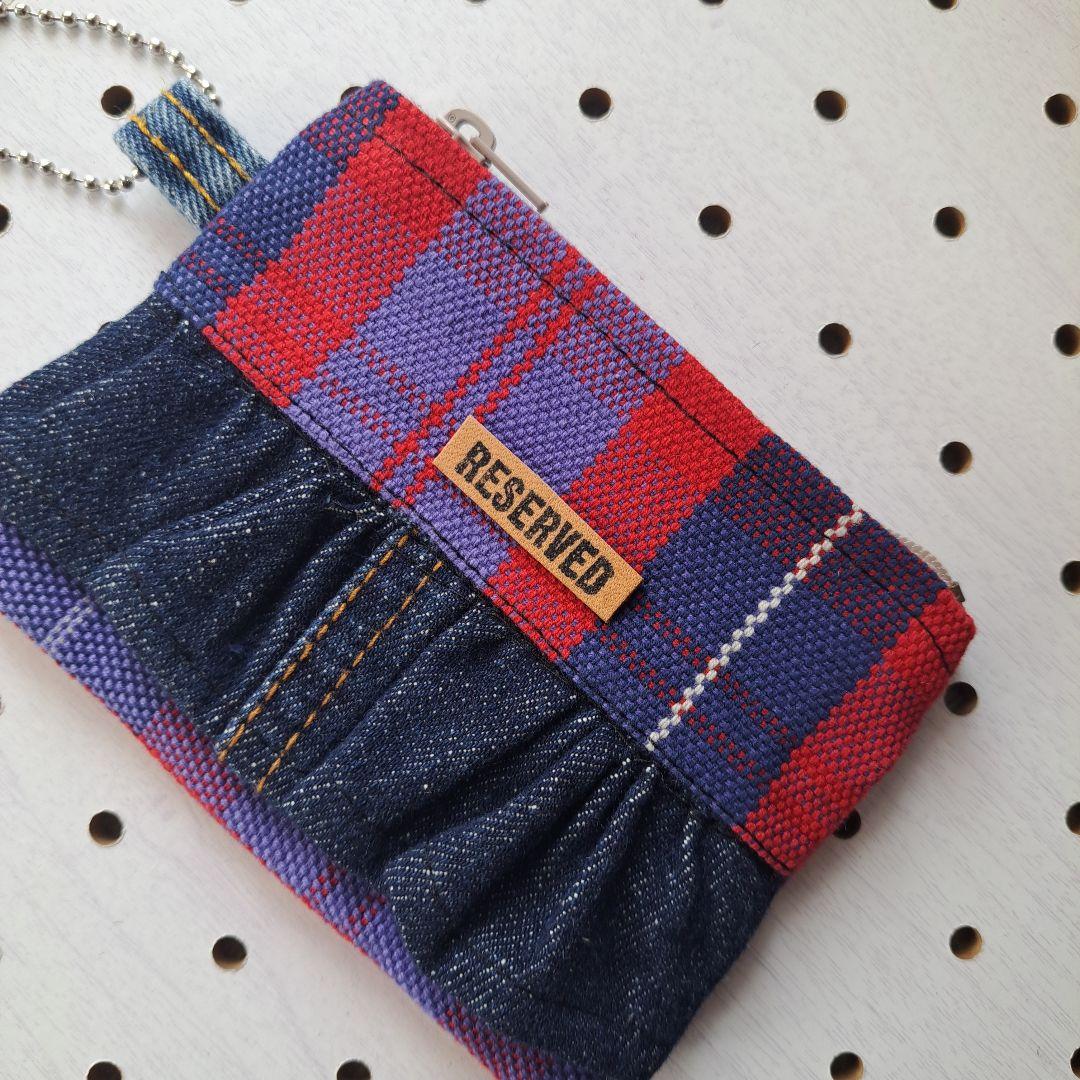 m*e様 コヤンイサムチョン　リトルサンダー　デニムリメイクトートバッグ&ポーチ