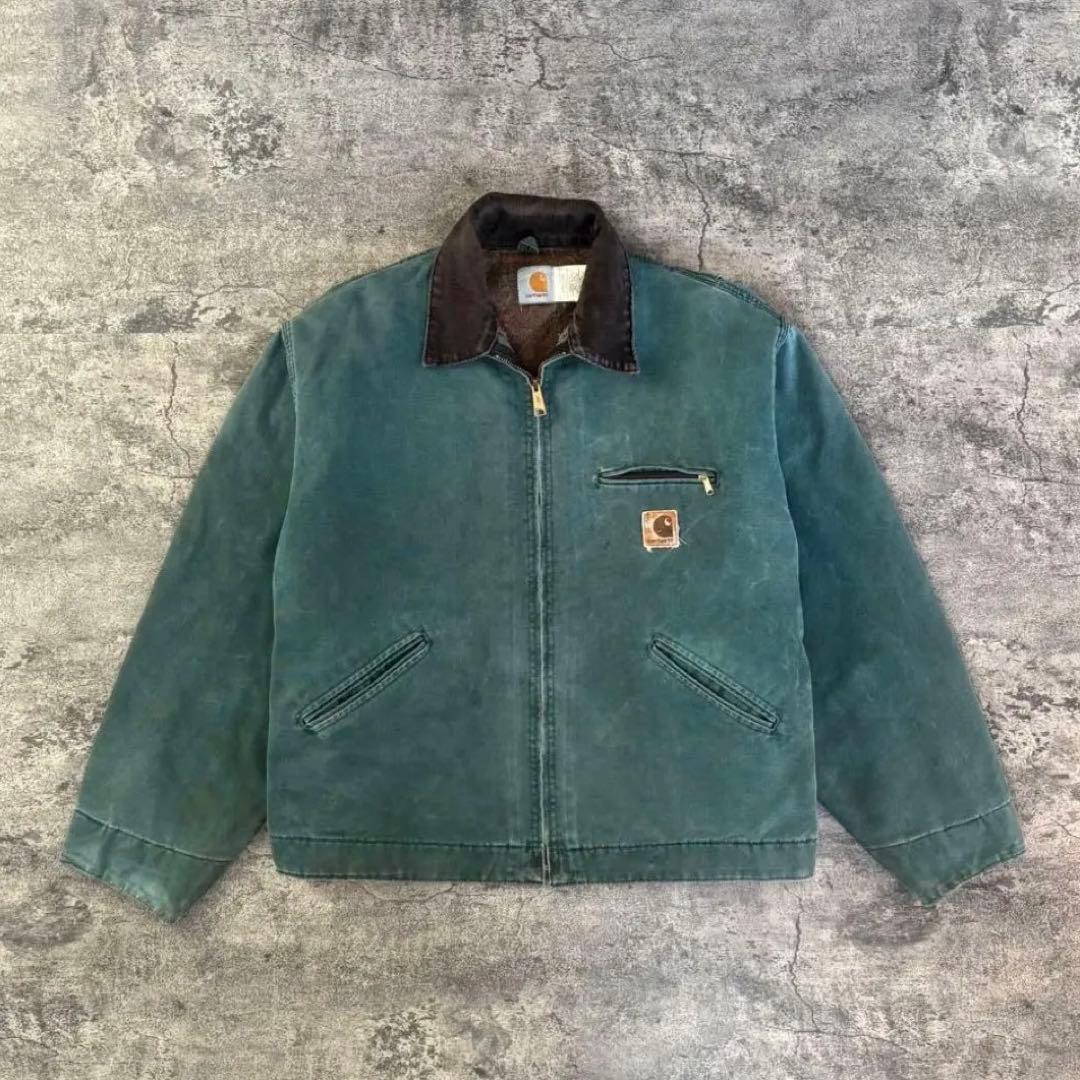90’s USA製Carhartt カーハートデトロイトジャケットJ43HTG