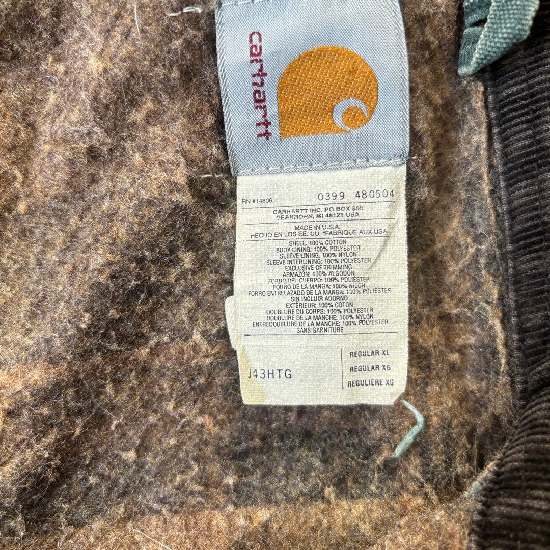 90’s USA製Carhartt カーハートデトロイトジャケットJ43HTG