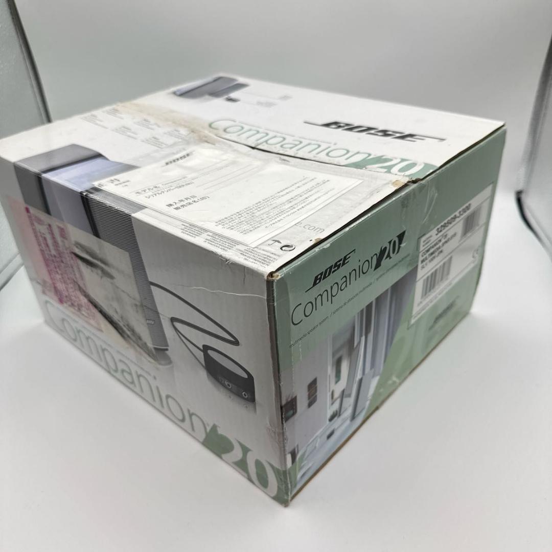 【未使用品】 BOSE Companion20 ペアスピーカー シルバー