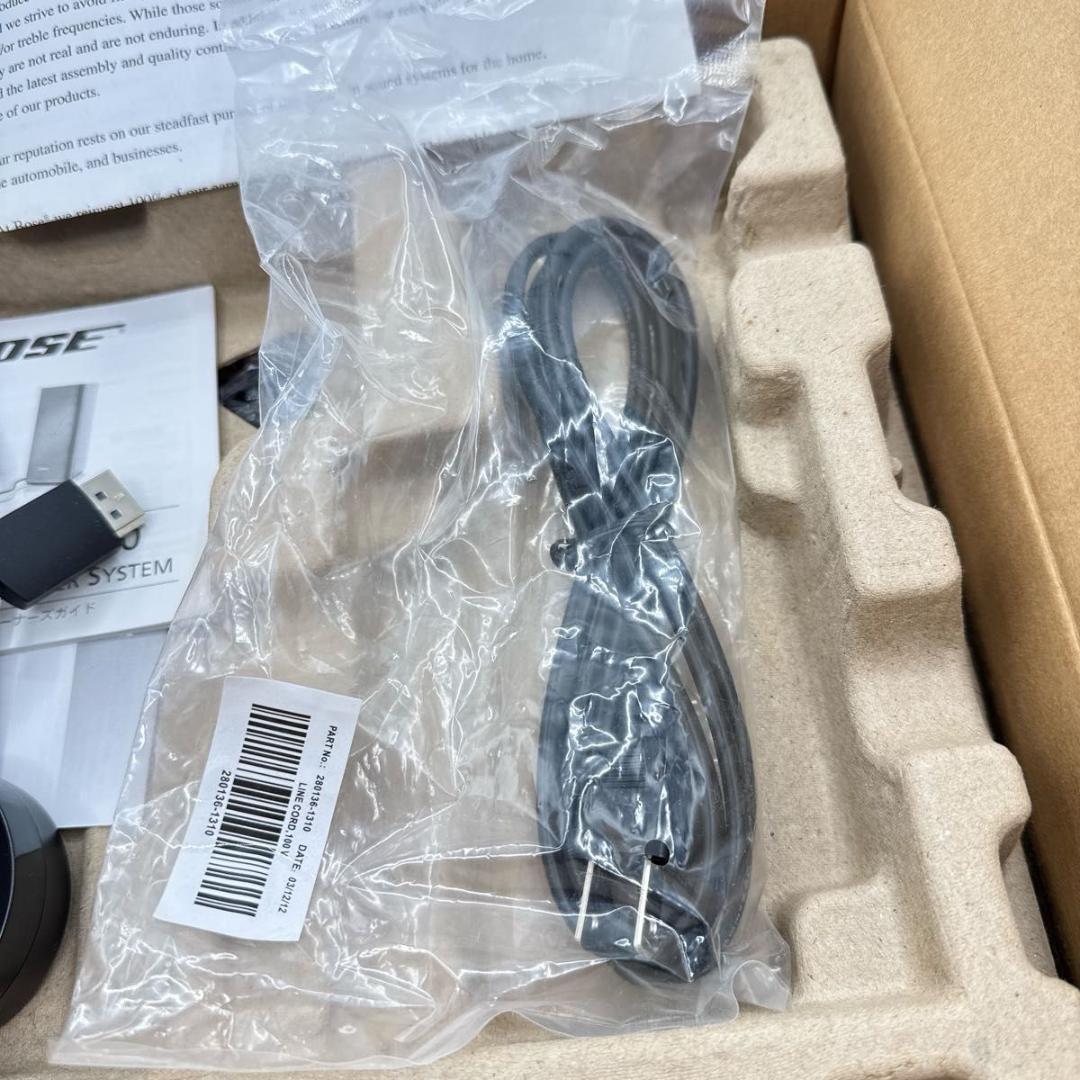 【未使用品】 BOSE Companion20 ペアスピーカー シルバー