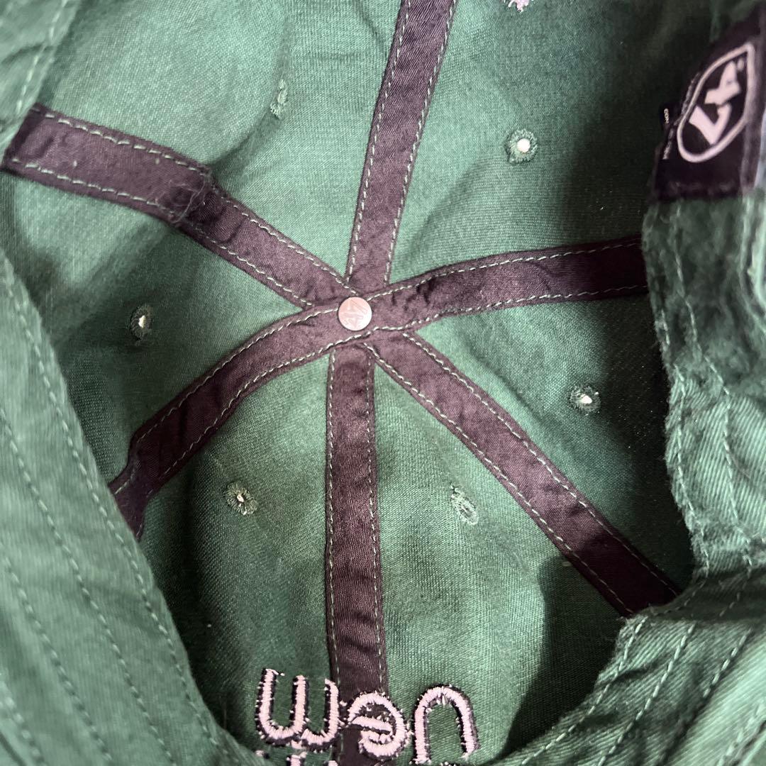 newnow キャップ　グリーン