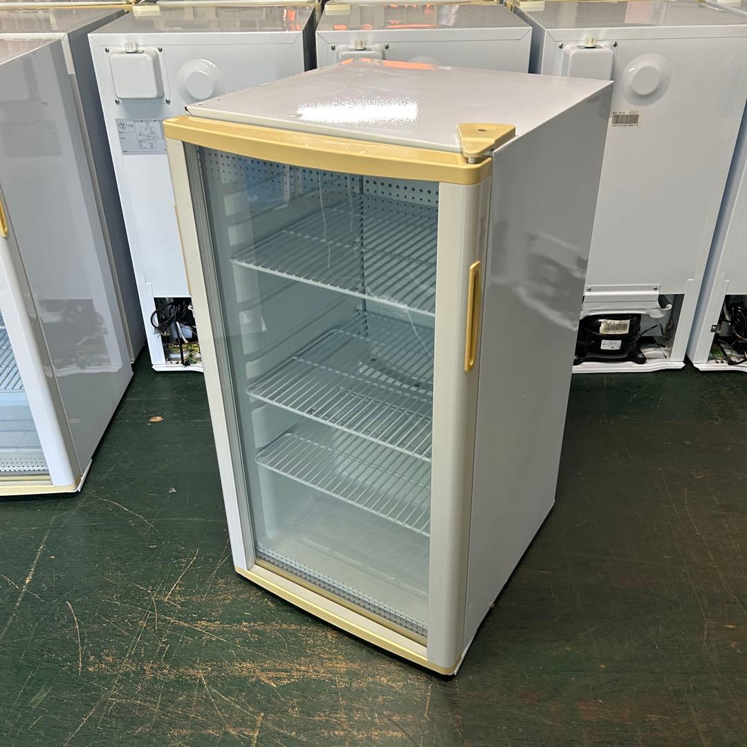 113 業務用 冷蔵ショーケース オフィスコンビニ XW-105 左右開き 小型