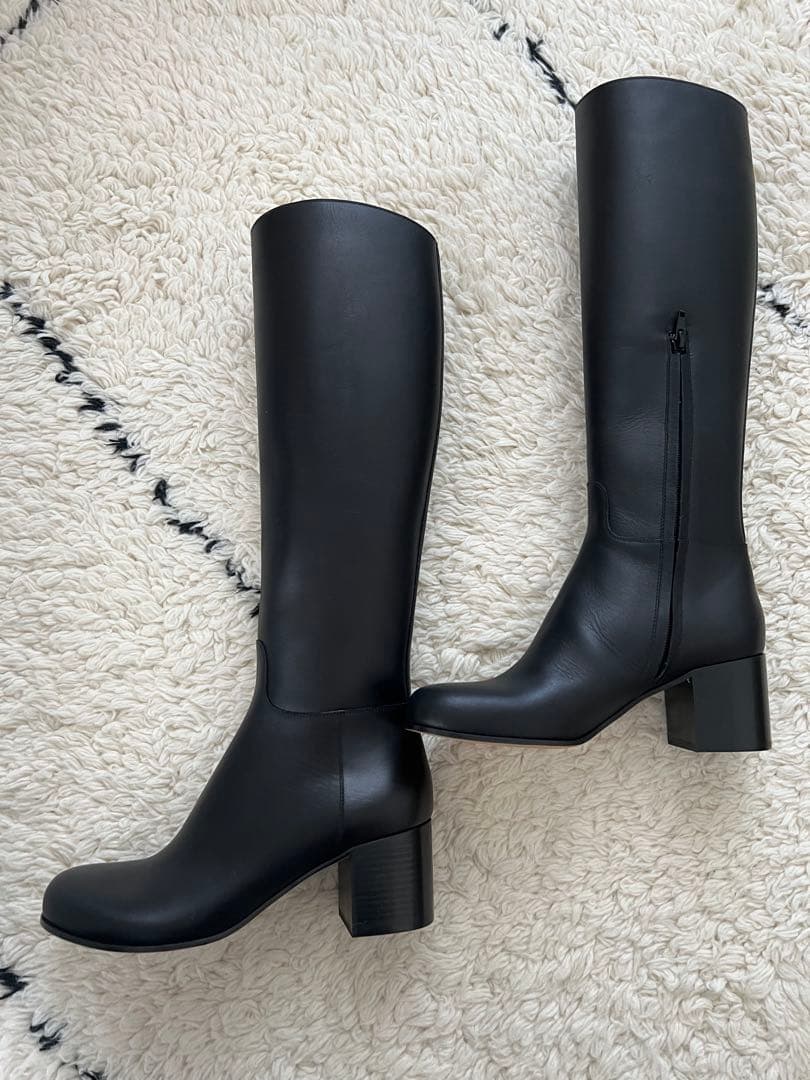 【新品】LOEWE ロエベ ブラック ロングブーツ 38