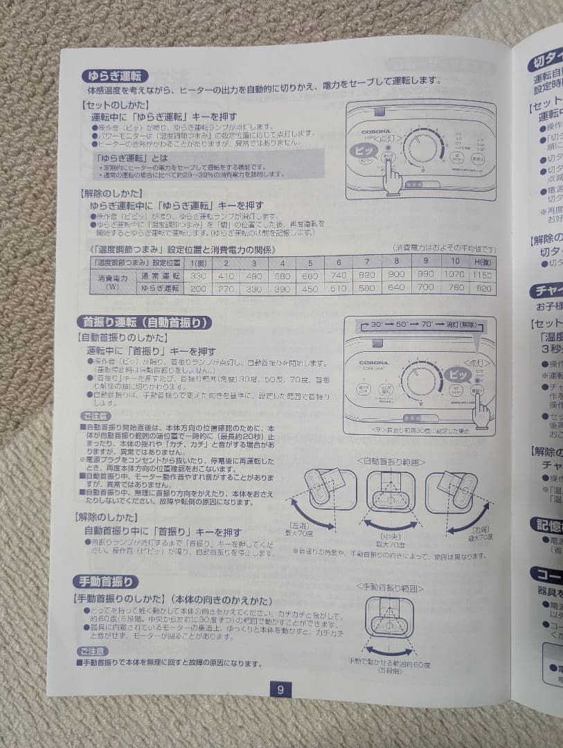 CORONA コアヒーター DH-1222R 2022年製