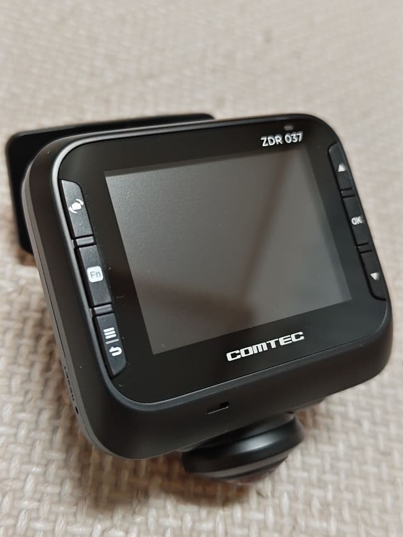 COMTEC ZDR 037 前後カメラ360°タイプドラレコ配線付き