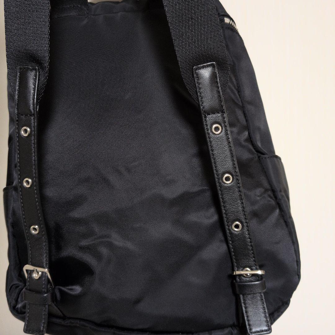 美品アニエスベー　ナイロンリュック　軽量　大容量　黒