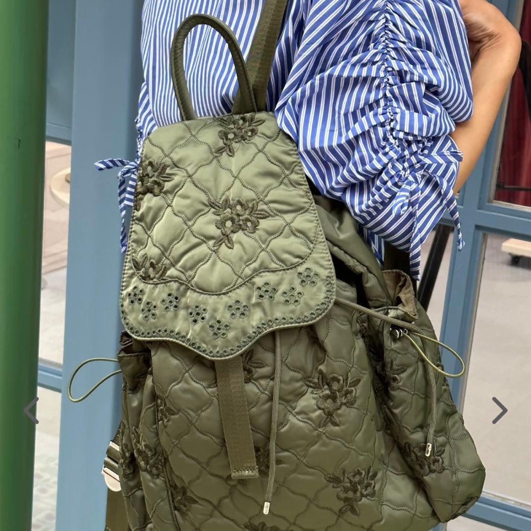 POPPY あさぎーにょ POINTE BACKPACK カーキ リュック