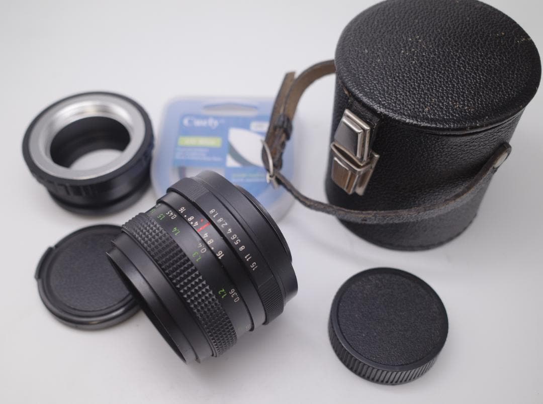 44 ペンタコン PENTACON 50mm F1.8　M42　アダプター付