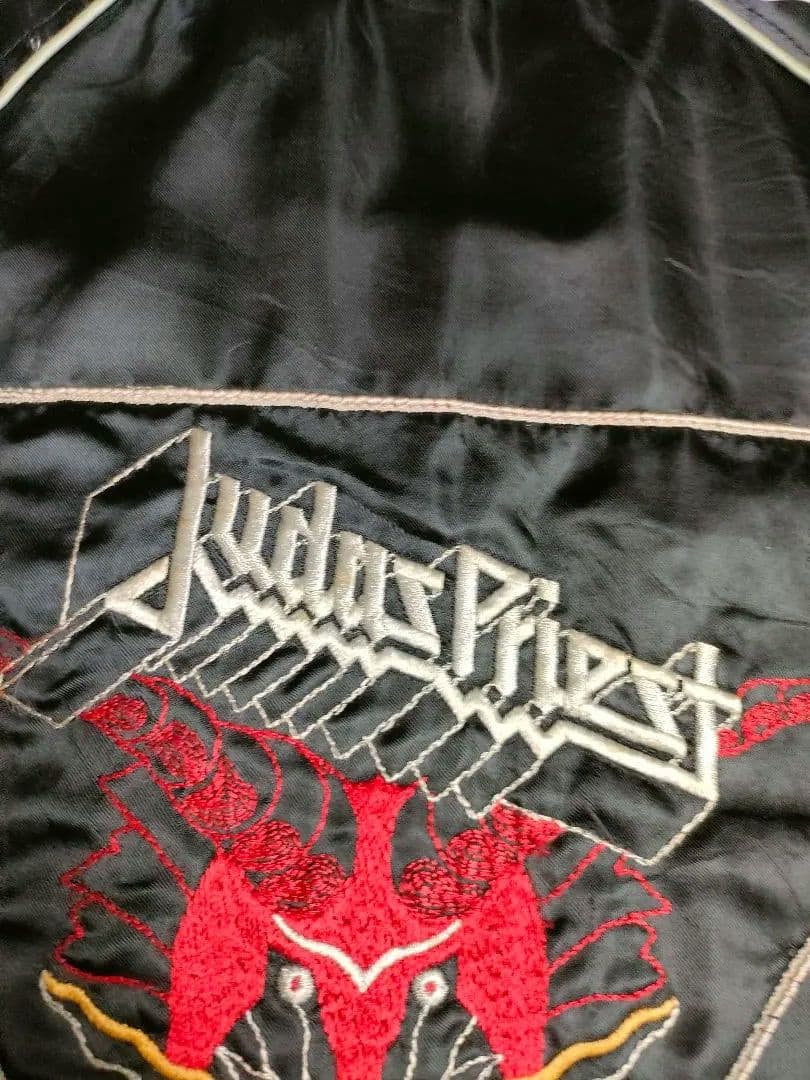 極希少　80s　Judas Priest ツアーサテンジャケット ROADIE製