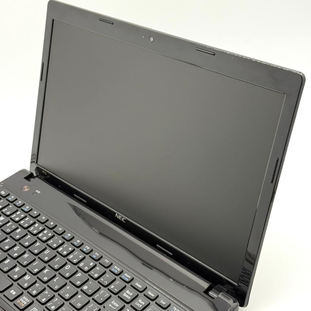 NECノートPC Celeron 8GB SSD256 バッテリー新品 DVD