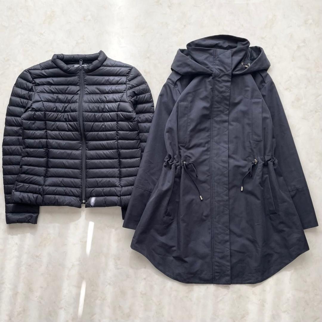 MAX MARA ダウンライナーフーデッドコート 3way ダブルジップ　XXL