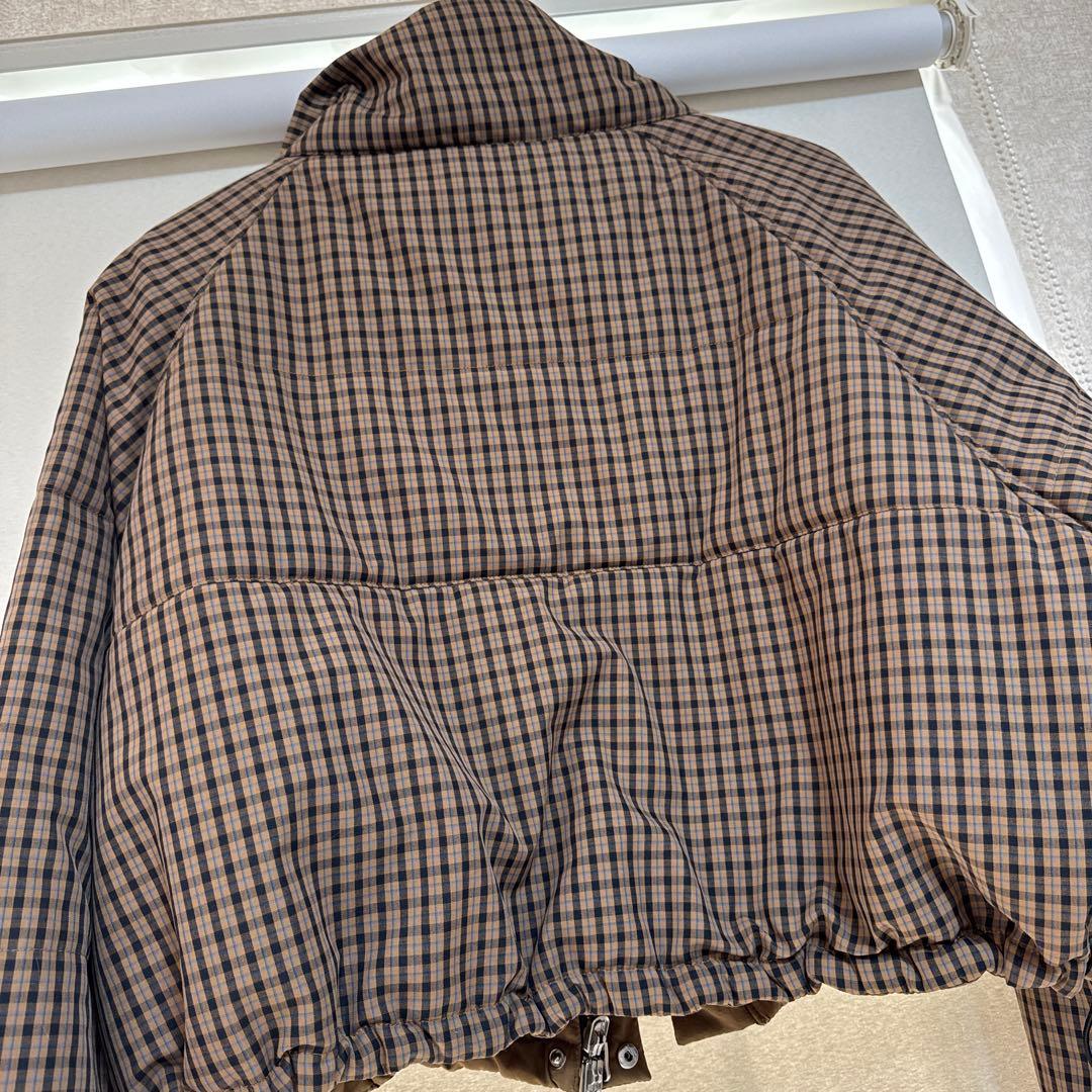 美品⭐︎ Kastaneチェック中綿リバーシブル アウター　S