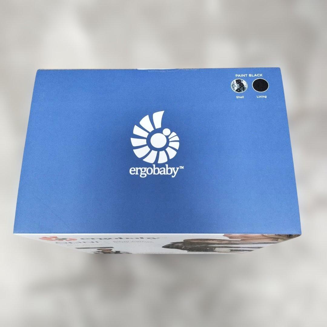 エルゴベビー　オムニブリーズ 抱っこ紐　ペイントブラック　よだれカバーおまけ付き