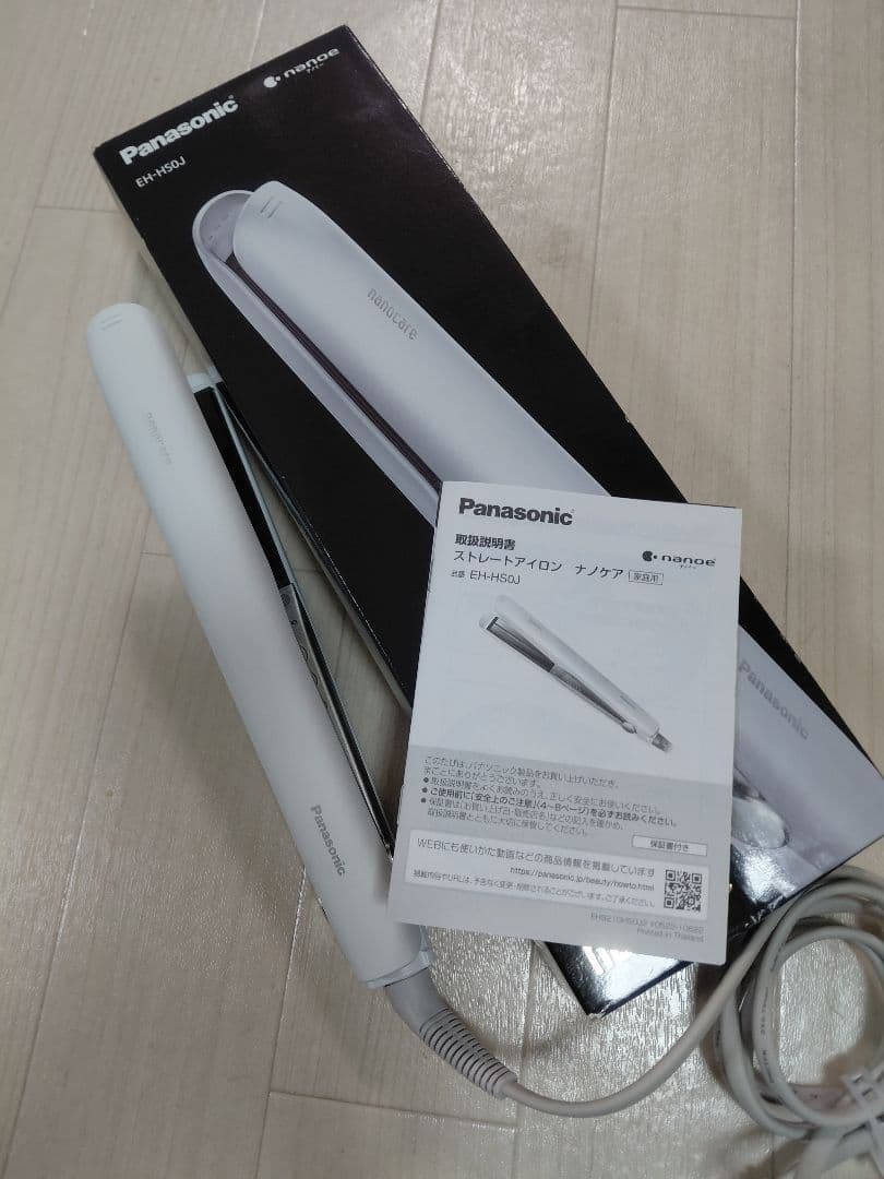 Panasonic ナノケア ストレートヘアアイロン EH-HS0J