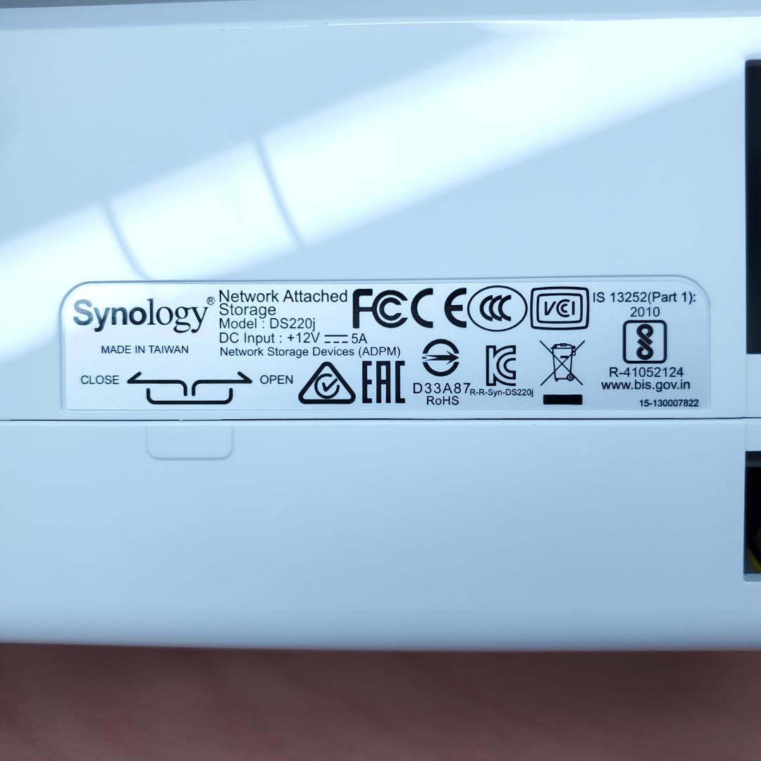 も*じ様 Synology DiskStation DS220j