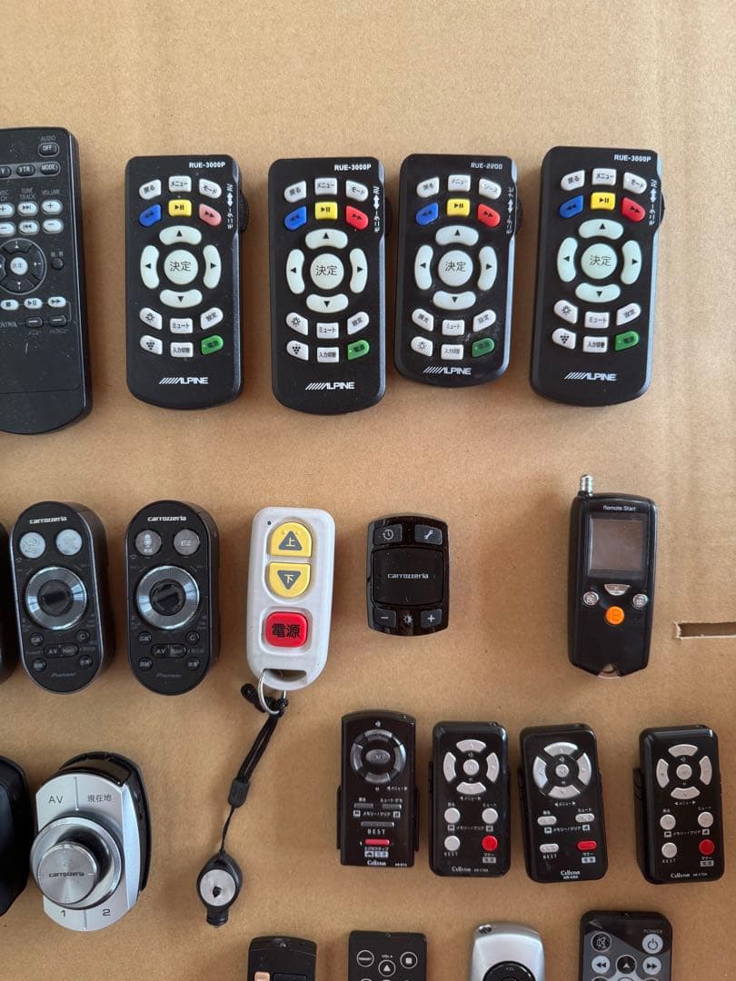 リモコン カロッツェリア コムテック テレビ用リモコン 26個