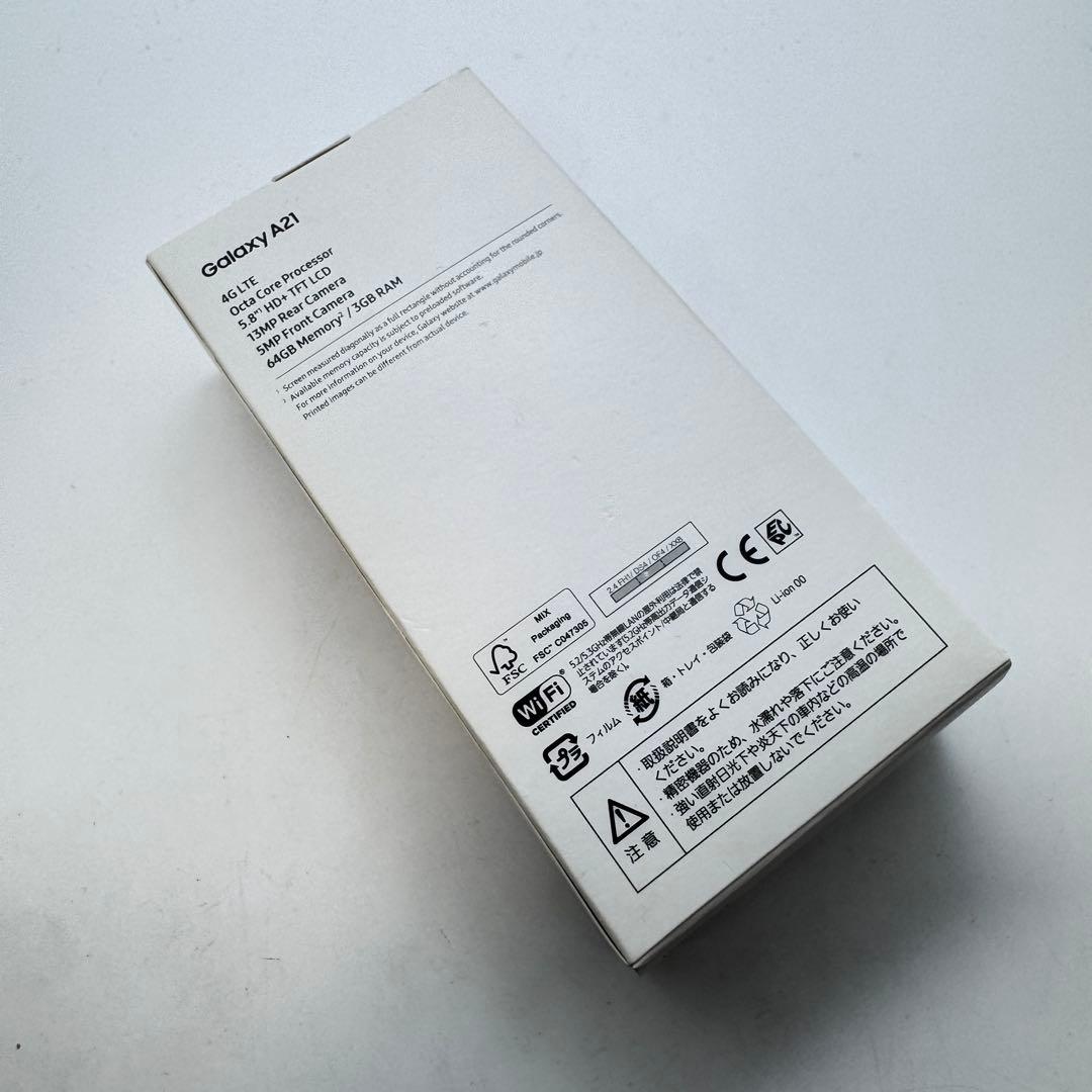 【SIMフリー】 Galaxy A21 SC-42A 本体 動作確認済み