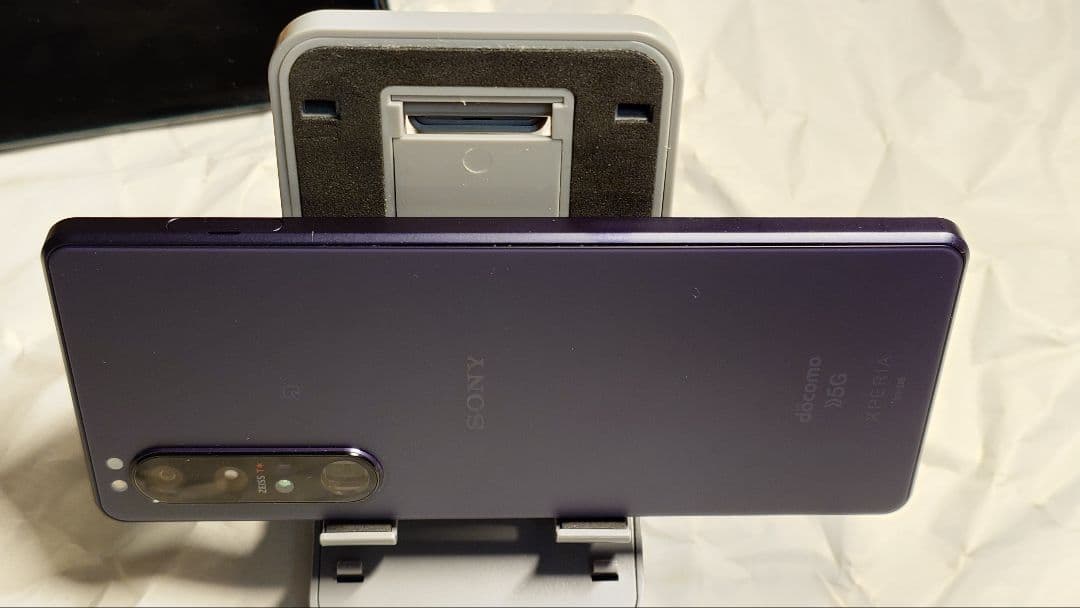 箱・ケース付きDOCOMO版　Xperia 1 iii SO-51B パープル