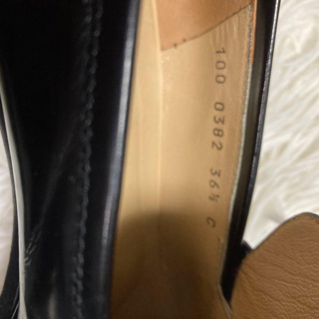 GUCCI グッチ　シルバー　ホースビット　パンプス　ラグソール　1/2 36