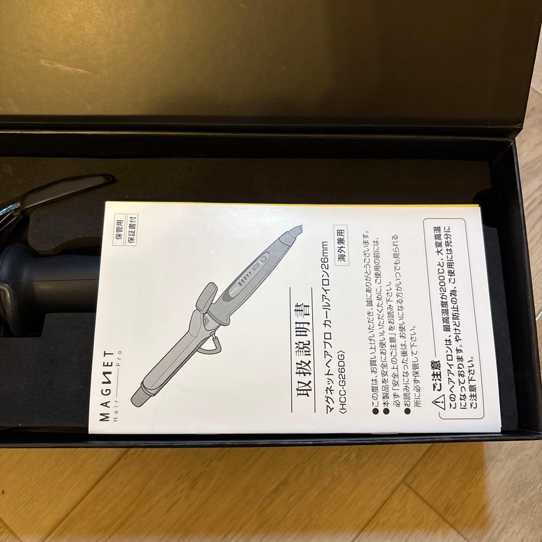 ヘアアイロン MAGNET Hair Pro HCC-G26DG BLACK