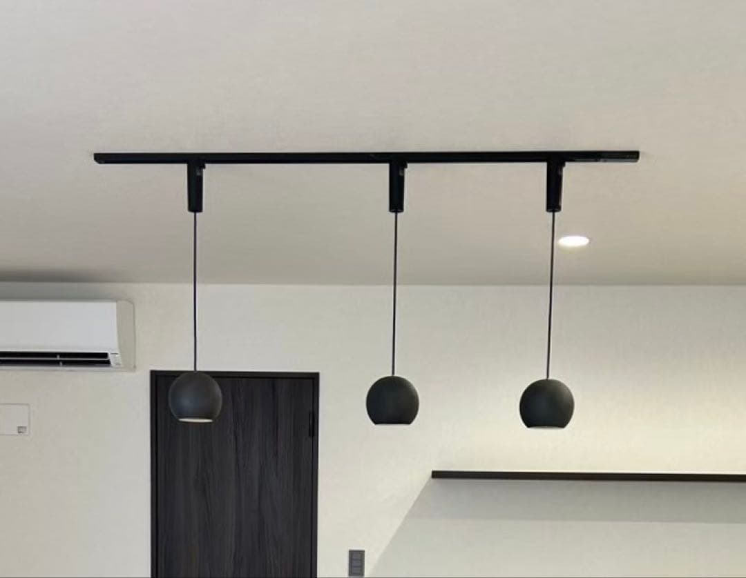 【美品】ペンダントライト　3個セット　陶器製