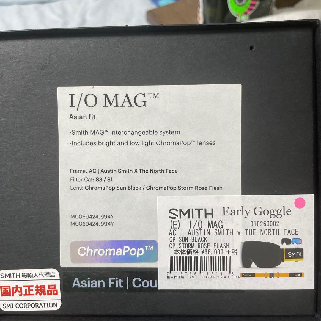 新品未使用 smith the north face i/o mag