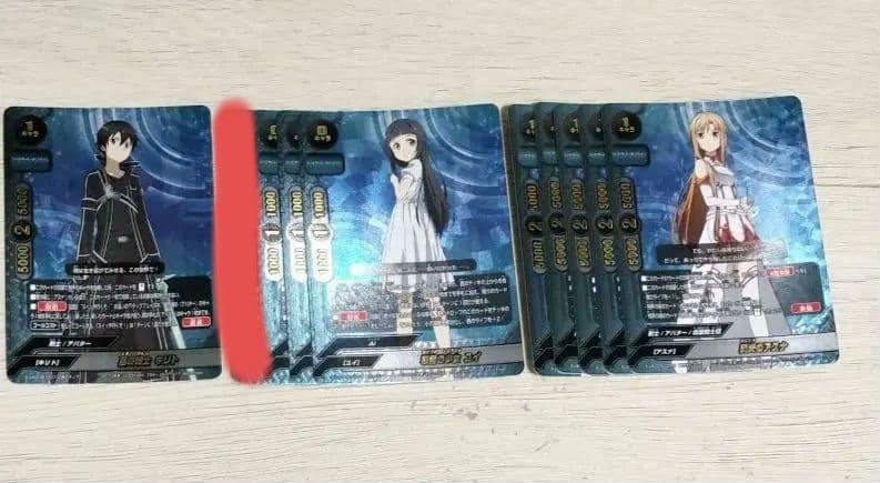 バディファイト　ソードアート・オンライン　ガチレア以上セット