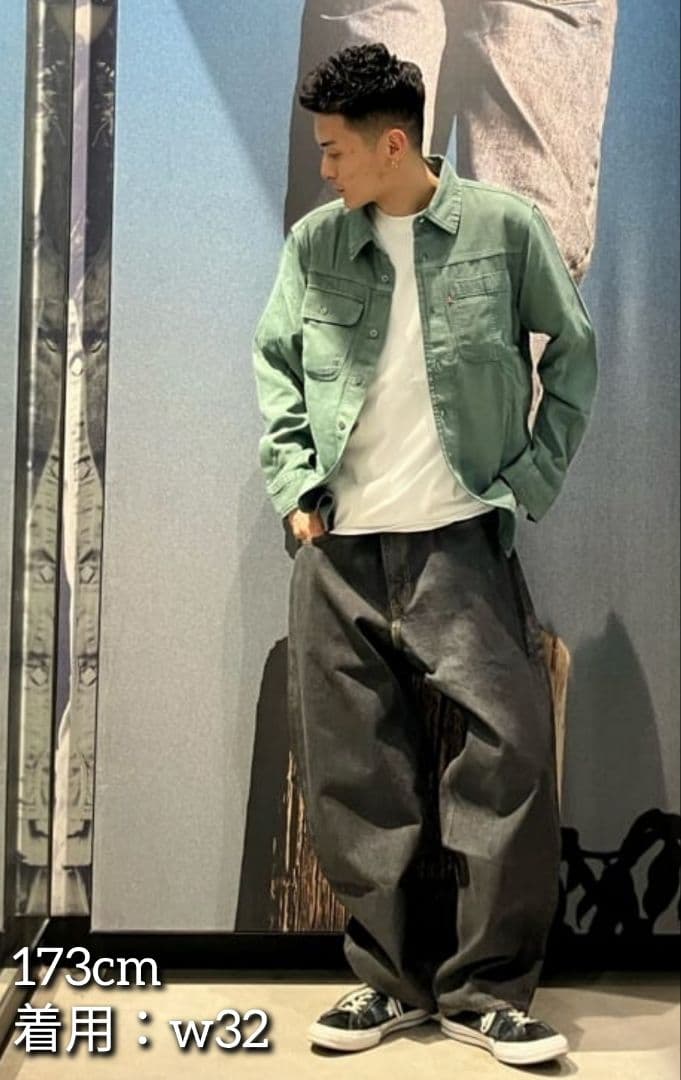 LEVI'S SUPER BAGGY スーパーバギー ブラック W36×L30