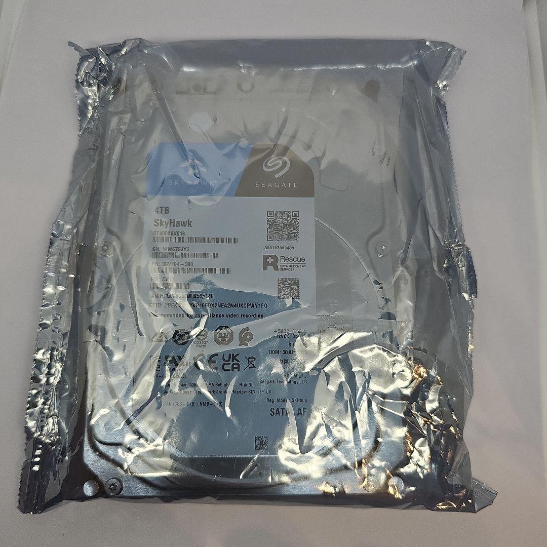 Seagate SkyHawk 4TB SATA HDD 新品未使用