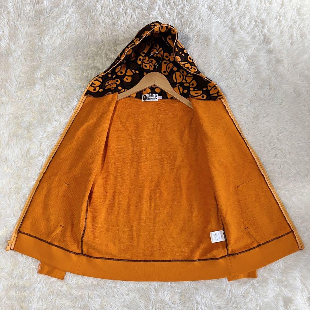 A Bathing Ape キャラクター柄パーカー S 猿 総柄