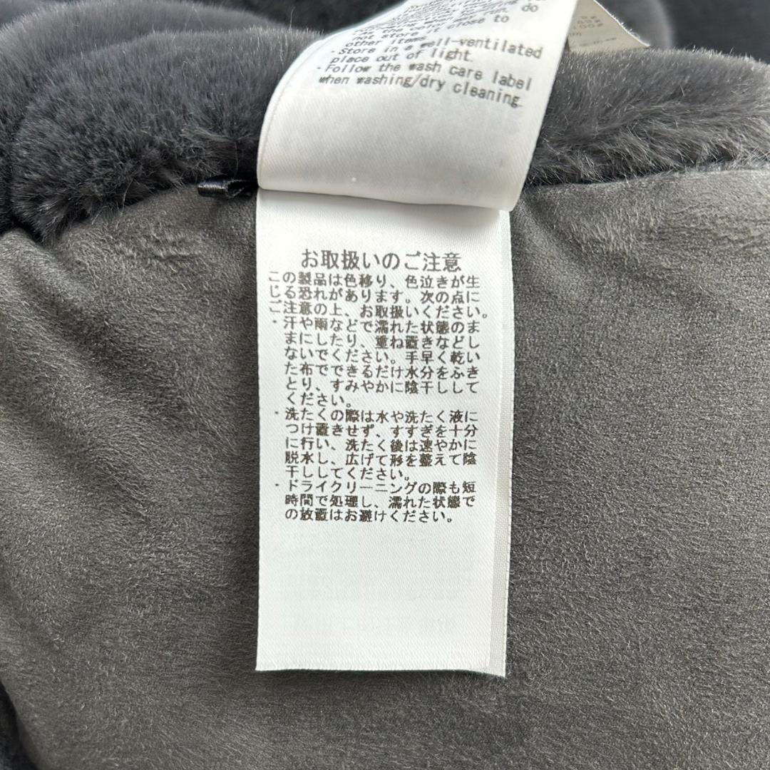 未使用　FURFUR　ファーファー　エコファーダッフルコート　22AW グレー