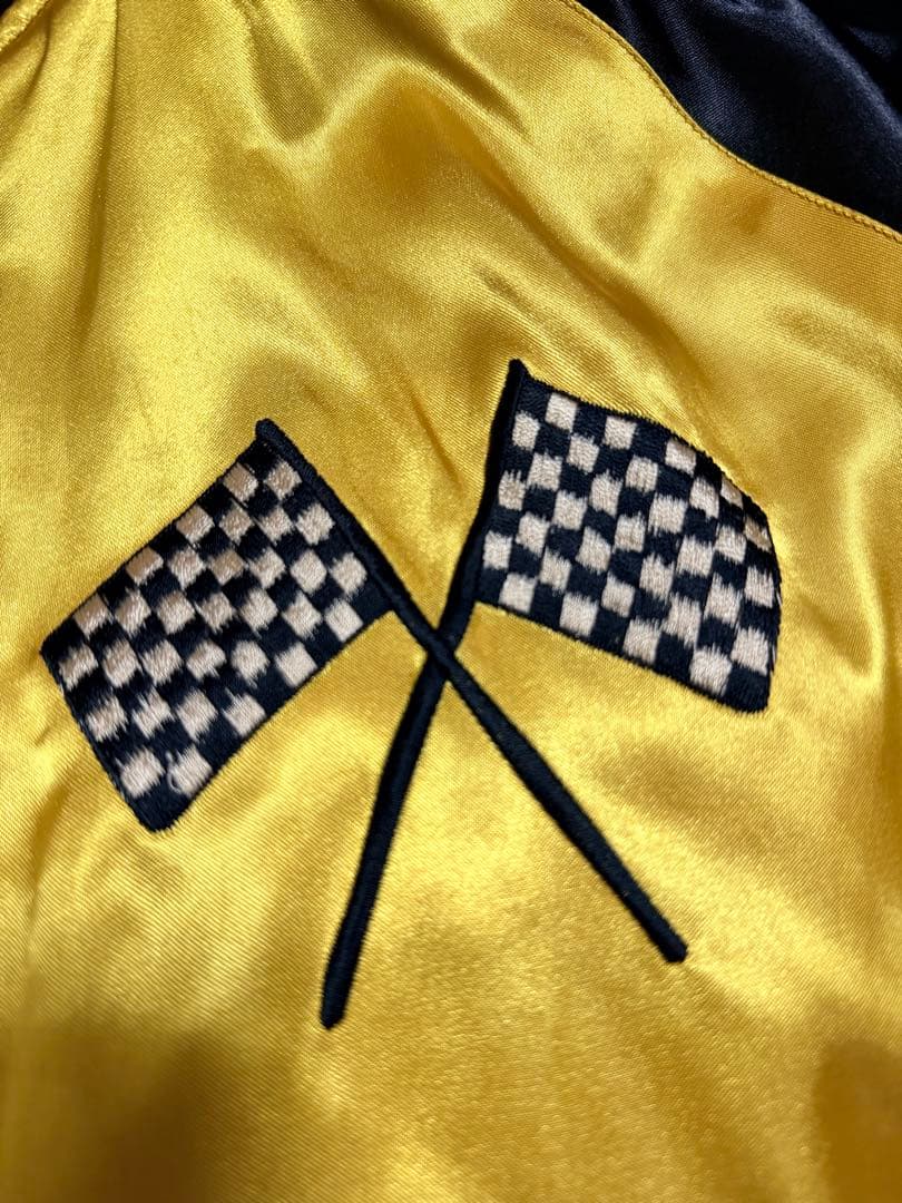 ２面用 テーラー東洋 スカル 鷲 日本限定 スカジャン vintage　サテン