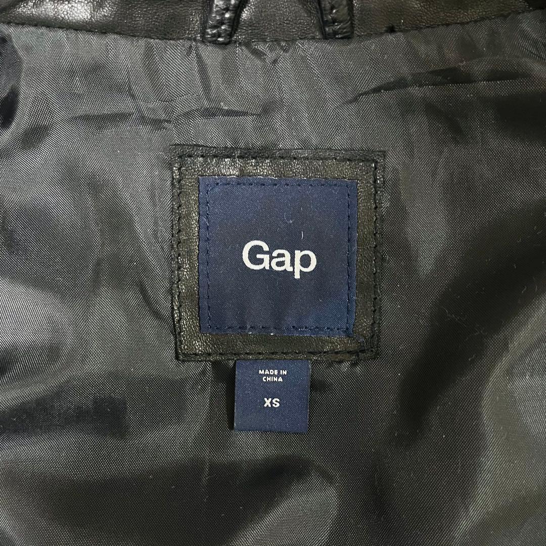 Gap ギャップ シングルライダースジャケット 羊革 サイズXS 160/80A
