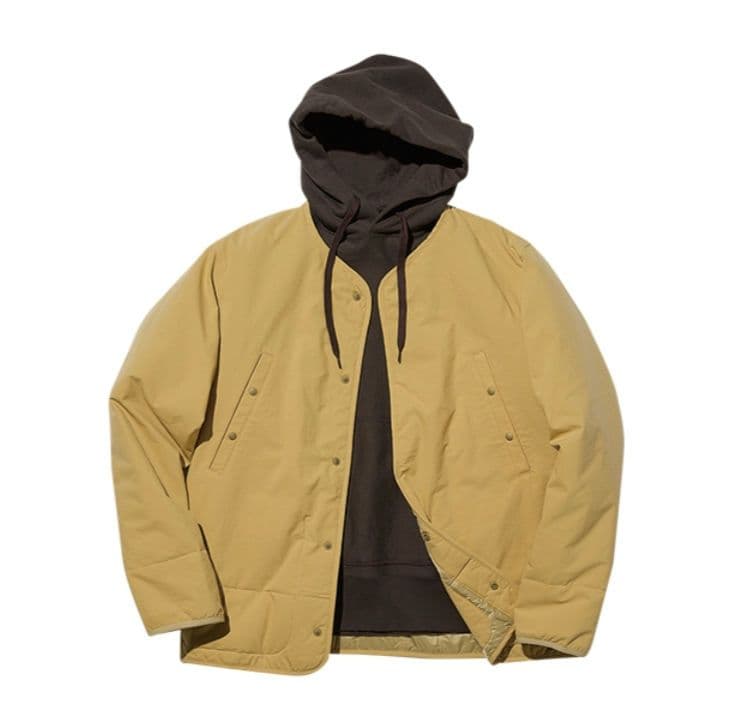 デサント＊LIGHT PUFF CARDIGAN JACKET ddd イエロー